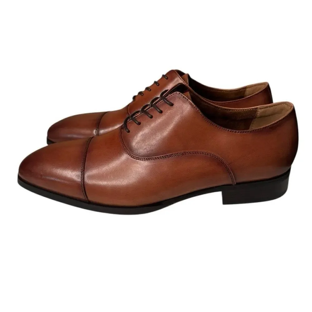 Aldo NEW Decker Brown Leather Lace Up Oxford Dress Shoes Size 13